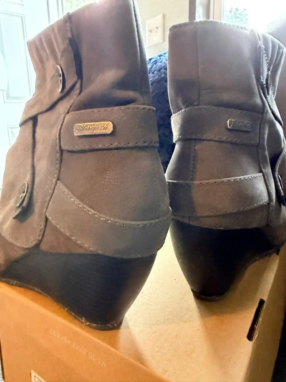 Blowfish Wedge Booties